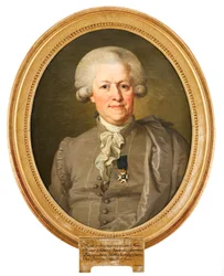 Portrait de Nils von Rosenstein en costume national avec l